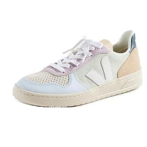 Veja Women's Sneakers in White, Cream, and Tan